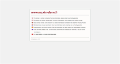 Desktop Screenshot of maximelene.fr